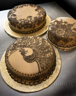 danceabletragedy:  Henna Wedding Cake by