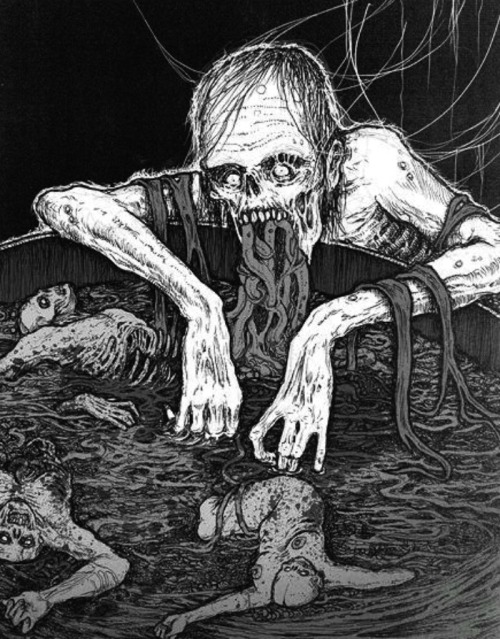 illustrated-nightmares-blog:Fetid Zombie - Mark Riddick