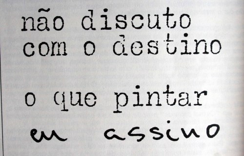 Doçura nunca é demais.