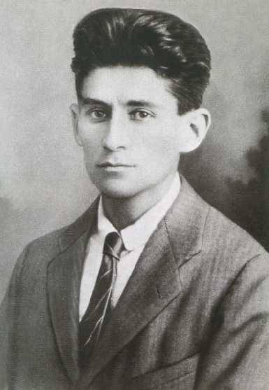 That is so Kafkaesque. In this photo, taken after Franz Kafka awakened from unsettling dreams to fin