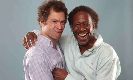 Dominic West, left, and Clarke Peters. Photograph: Andy Hall for the Observer
This is the news: a new production of Othello at the Sheffield Crucible starring McNulty as Iago and Lester Freamon as Othello. The pain I feel that I am not in England...