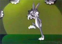 rooshoes:ebonyeyes1984:Bugs Bunny in Slick Hare, 1947.YES