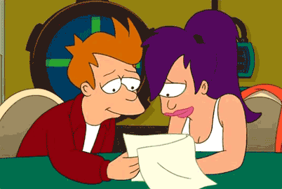 hinamizawa-syndrome:  Fry and Leela. 