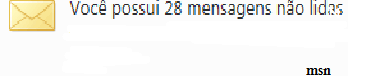 Quando eu vejo isso no meu Hotmail: