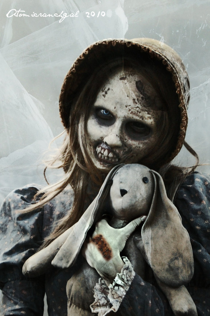 gothiccharmschool:  My reactions: 1) D’awww, zombie with her bunny! 2) Clovis and