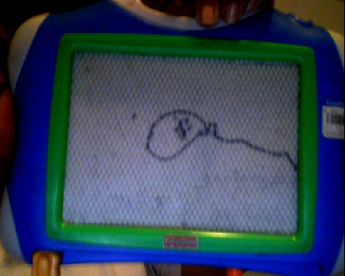 So my sister came in my room while i was cleaning and showed me this.. She said its