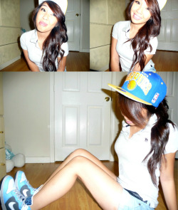 itsmarilynn:  i like to wear snapbacks.. 