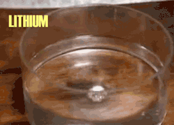 anotherdayconquered:  mamamantis:  alxesi:  deergoddess:  Alkali metals reacting in water  omg cesium just completely loses his shit  cesium calm the fuck down we’ve talked about this  Cesium, remember what we practiced? woo sah. wooo saaaahhh… 