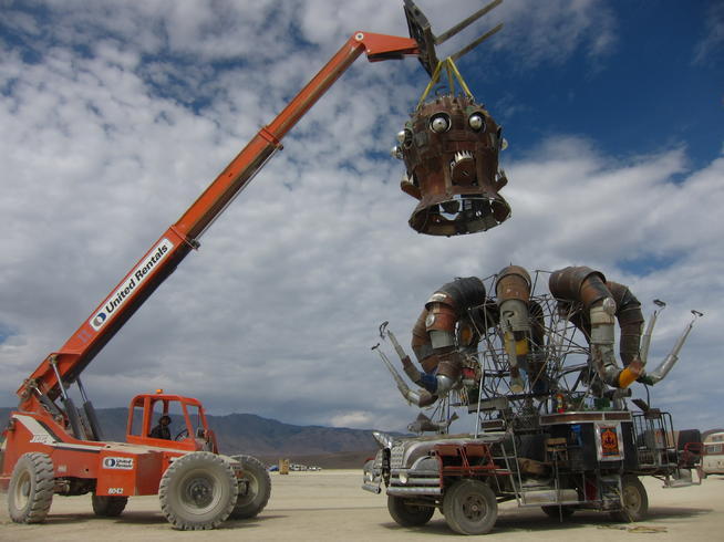 That’s a Wrap: Burning Man 2011 | NBC Bay Area
As burners wait in the five-hour line to leave Black Rock City for the default world Monday afternoon, participants still at the event break down camp, pack up art cars and dissemble sculptures.
[READ...