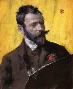 artistandstudio:  William Merritt Chase - Self-portrait 