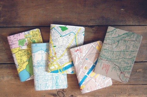 desert-dreamer:  Recycled city map notebooks.  adult photos