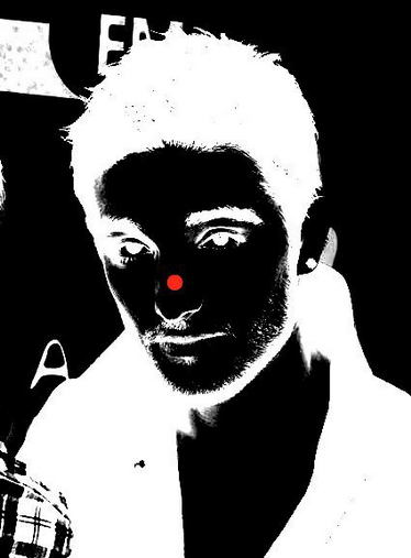 letterssentwithnoaddresses:  Stare at the red dot for 30 seconds, look at your wall
