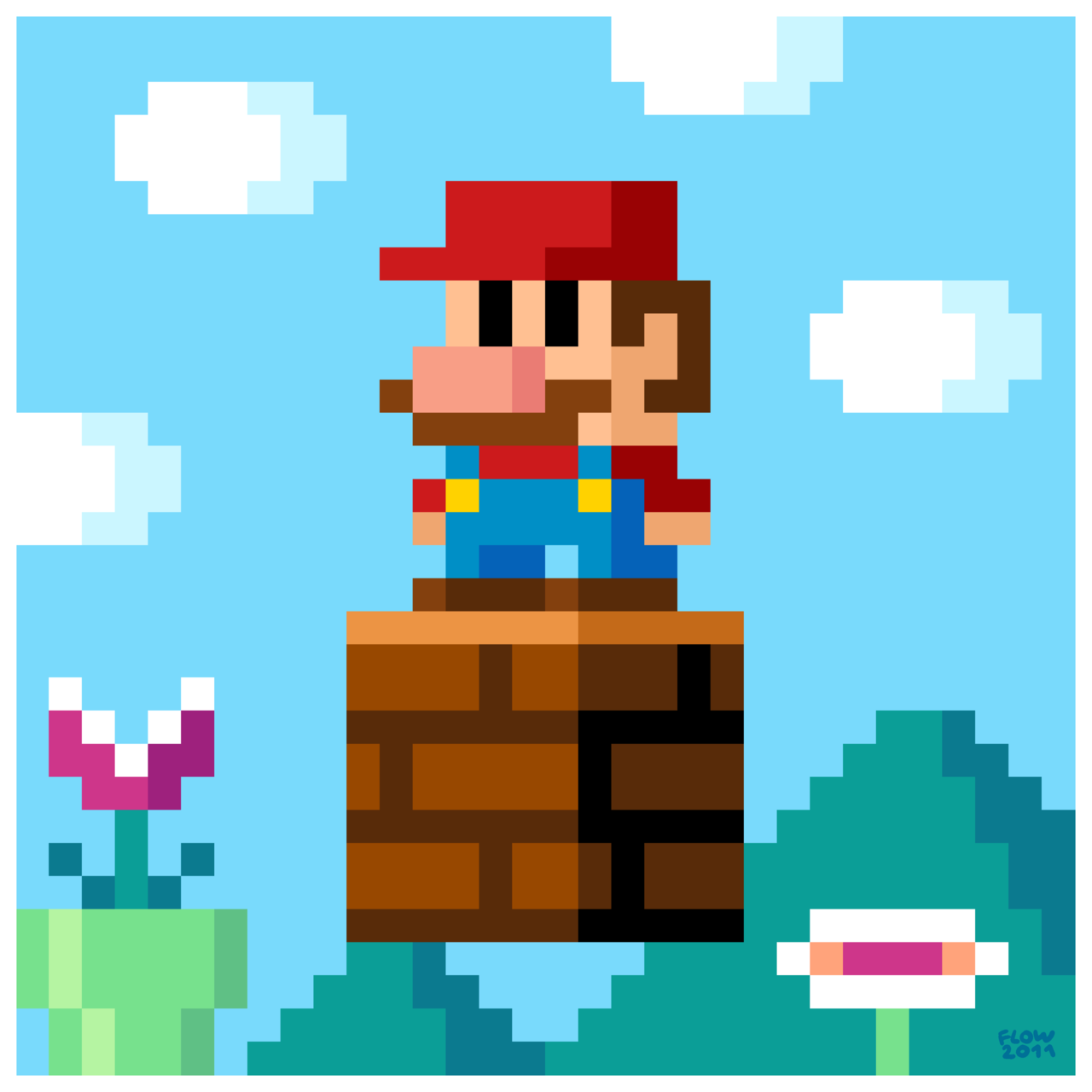 Mario is looking to start trouble in Florent Roubinet’s piece for the upcoming Geek-Art / Autumn Society “8-Bit Champions” show on September 15th.
You can find more show submissions here.
Mario by Florent Roubinet / Flow (Blog) (Facebook)
Via:...