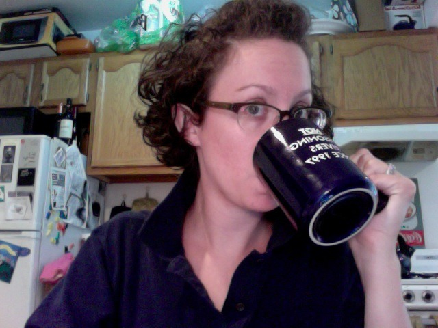 GPOY
Mid-Productivity, Sitting In Real Chair At Table
Still Drinking Coffee From The Sheinhardt Wig Company Mug at 12:45
Greasy-Haired
Wearing Long-Sleeved Polo Feller Left in My Laundry, Collar Up
Boom