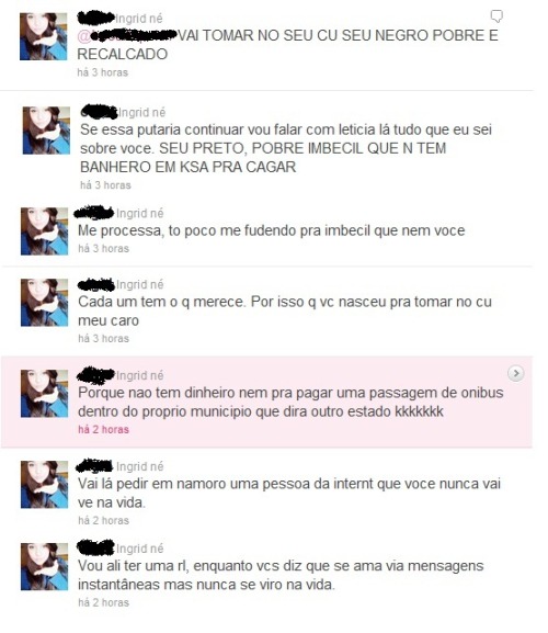 my-lifeisyou:  Gente essa menina escreveu isso sobre seu ex namorado, alguém que ela dizia amar e dar a vida por ele! Desculpe mas quando o amor acaba sobra o respeito que é o que devíamos ter por todo mundo! Sinceramente eu tenho pena dessa menina!