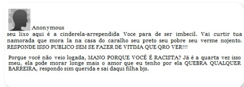 my-lifeisyou:  Gente essa menina escreveu isso sobre seu ex namorado, alguém que ela dizia amar e dar a vida por ele! Desculpe mas quando o amor acaba sobra o respeito que é o que devíamos ter por todo mundo! Sinceramente eu tenho pena dessa menina!
