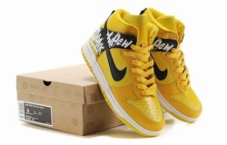 bestofjordans:  Nike Dunk High Men‘s Shoes Back to basics. Now popular with skaters, basketball players, and the fashionable alike, the first ever production of the Nike Dunk shoe was in 1985. Before the Nike Air Jordan I, the Nike Dunk, which later