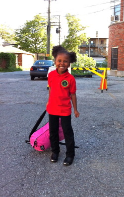 Beja After Her 1st Day Of Kindergarden, Rocking