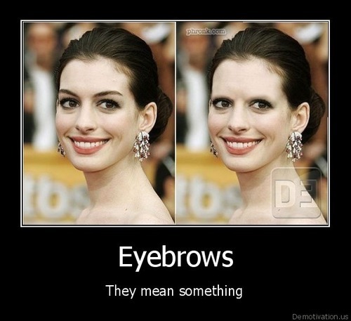 absolute-best-posts:  itwasalladreamhesaid: NO SHIT, EYEBROWS ARE THE ONLY THING