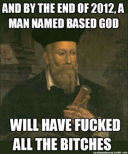 rarebasedswag:  Nostradamus swag 