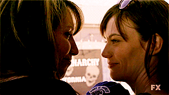 stillmygirl: Gemma: I love you.Tara: Me too.Gemma: Daddy’s home. 