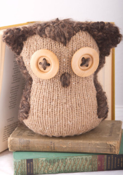 omgsocuteiwantthat:  Little owl plushie with