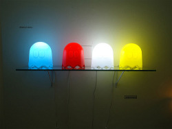 tanianike:  Industrial Design - Pacman lamps.