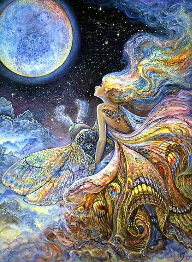 faerieworld:  Fly me to the Moon by Josephine Wall “Fly me to the Moon and let