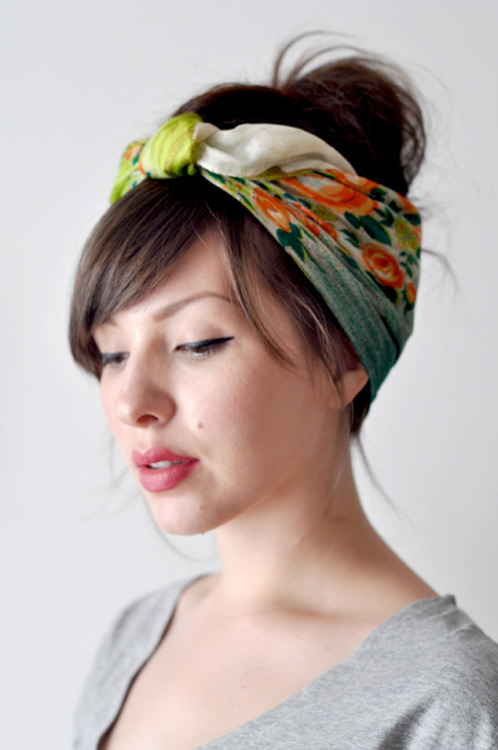 Porn photo scissorsandthread:  Head Scarf Tutorial |