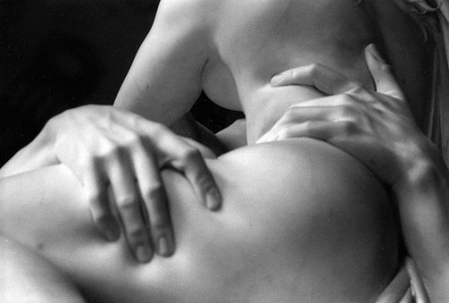 This is not a photograph of lovers, this is a 400 year old marble statue of Pluto and Proserpina