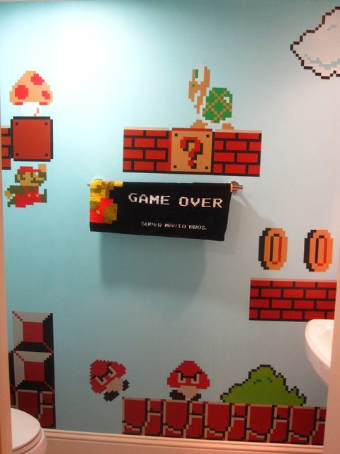 ja-mat:  Mario bathroom swag!! 