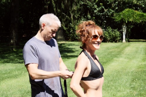 anderson:  Anderson and houseguest Kathy Griffin sunbathe. “Anderson” premieres Sept. 12