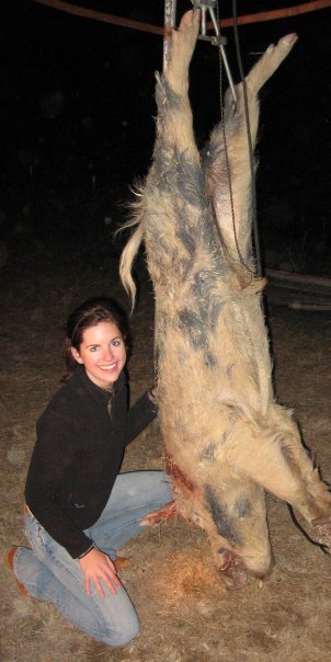 charliebravo:  GPOYW: Record Holder Because this one time, this little Colorado girl set the South Texas ranch record for biggest hog bagged. & the boys were in disbelief. 285 lbs. “Eat your heart out, boys.” I loved every minute of it. &