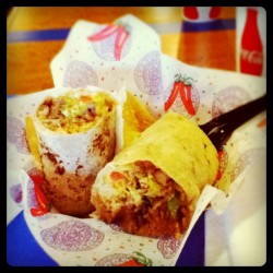 I love burritos haha (Taken with Instagram