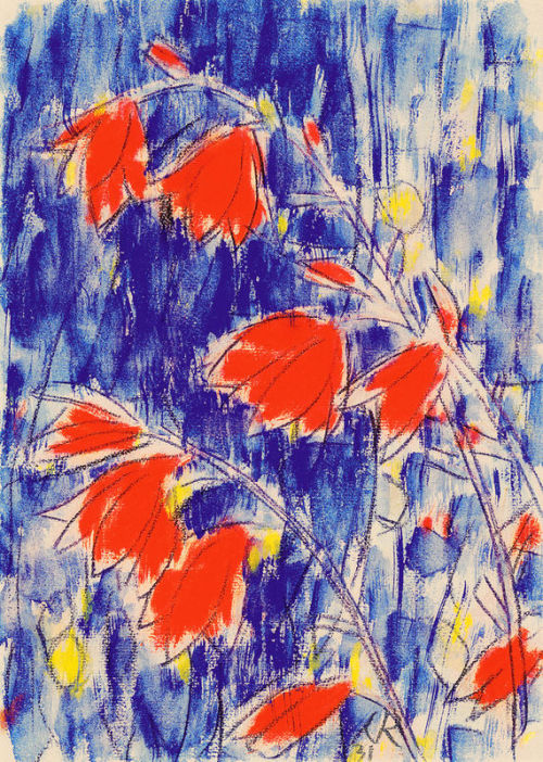 akteundblumen:Christian Rohlfs Mombretienblüten, 1931