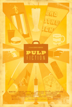 xombiedirge:  Pulp Fiction by Adam Rabalais Print available HERE.