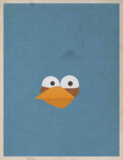 foolproofstuff:  Hollaa!!! lol geeksngamers:  Angry Birds Minimalist Posters - by Douglas Shelton  