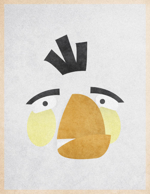 foolproofstuff:  Hollaa!!! lol geeksngamers:  Angry Birds Minimalist Posters - by Douglas Shelton  
