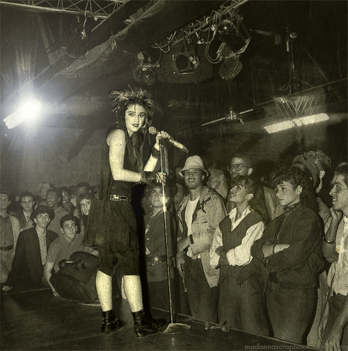 madonnascrapbook:  madonna live ‘83 