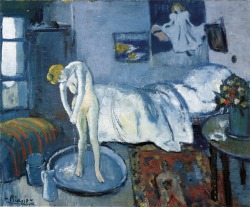 cavetocanvas:  The Blue Room - Pablo Picasso, 1901 