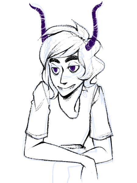 banasmagiccastle:I have a new pencil brush in sai and I was trying it out, so I gamzee’dcan I share 
