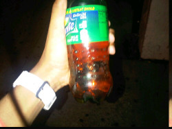 Bottle of lean from earlier.. U know I was