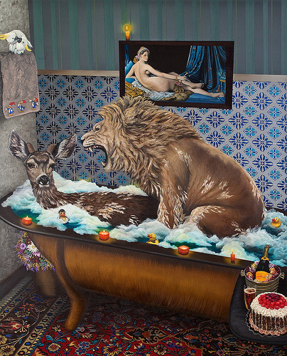 Interspecies love, 2010. oleo sobre tela, 200x160cm. Coleção Particular (by ana elisa 