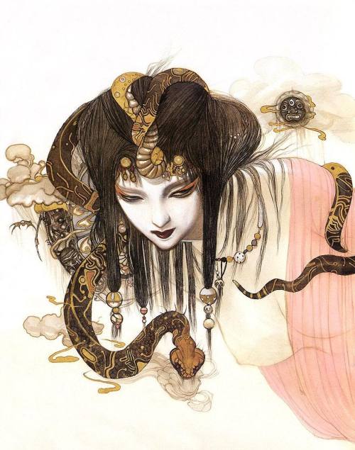 Porn hoodoothatvoodoo:   Yoshitaka Amano  photos