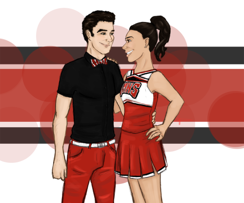 staelus:  chatterboxrose:  dreamingpartone:   Blaine & Santana   I finally got to draw those red pants. And a cheerios uniform. Aww yeahhh.  Oh my gosh! :D This is fantastic. lskdj;alsdasdf  BLAINTANA AHH 