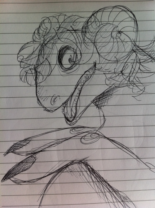 i drew this in religious studies. idk i was bored.