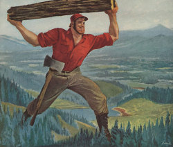 votrelouvel:  Lumberjack love forever and ever &lt;3  3 seconds before a small town was squished.