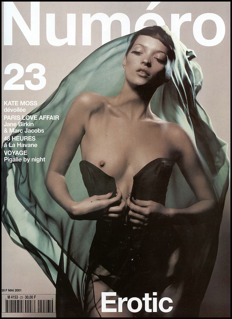 Kate Moss Photography by Mert Alas and Marcus Piggott  Cover of Numéro #23, May