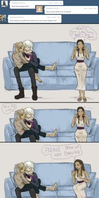 ask-bakura:  The answer is: I like it here. And the secrets out. (click to see as it was meant to be seen.)  lmfao XD