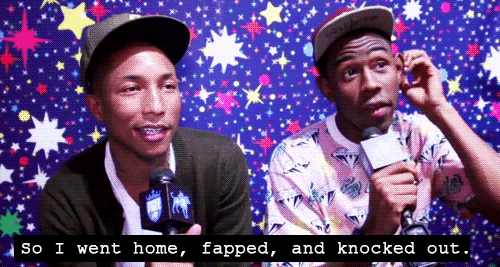 tylergifs-blog:  What Tyler did the night of his VMA win 